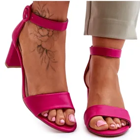 Sandales à Talon Femme Fuchsia Lexi rose